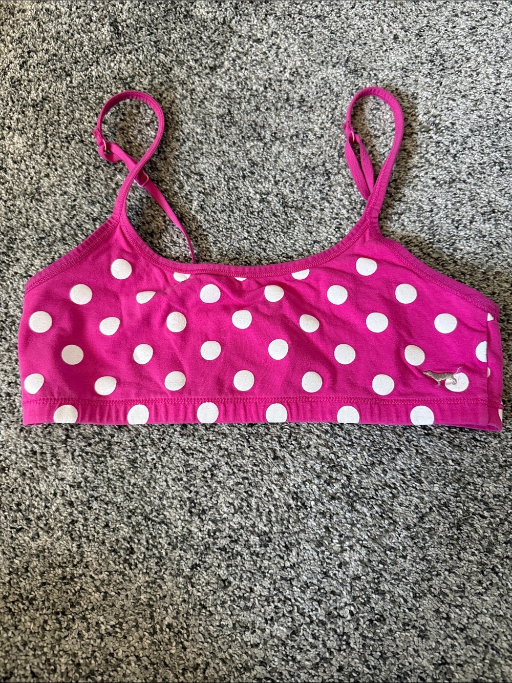 PINK Polka Dot Bralette